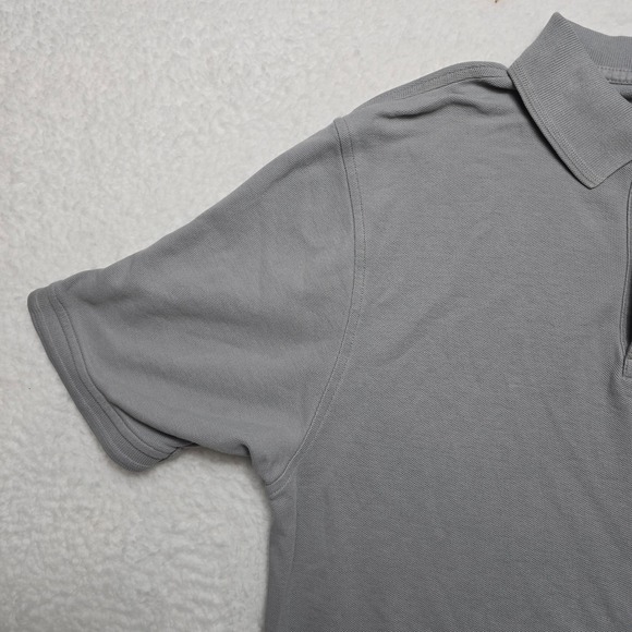 Jos A Bank Traveler Traditional Fit Gray Polo Shirt Mens Medium Cotton - Picture 3 of 13